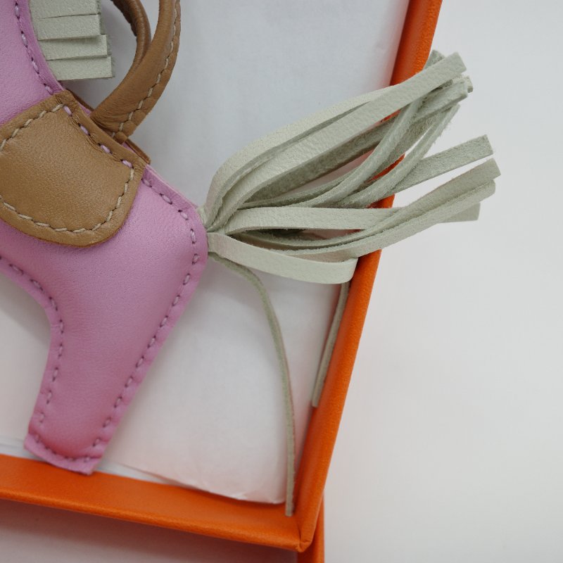 HERMÈS 愛馬仕 Rodeo 小馬 錦葵紫 Swift皮  U刻 2023年 包包掛件 吊飾-2