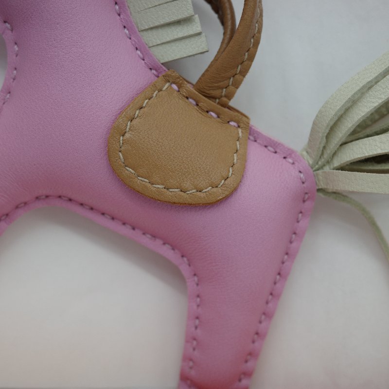 HERMÈS 愛馬仕 Rodeo 小馬 錦葵紫 Swift皮  U刻 2023年 包包掛件 吊飾-5