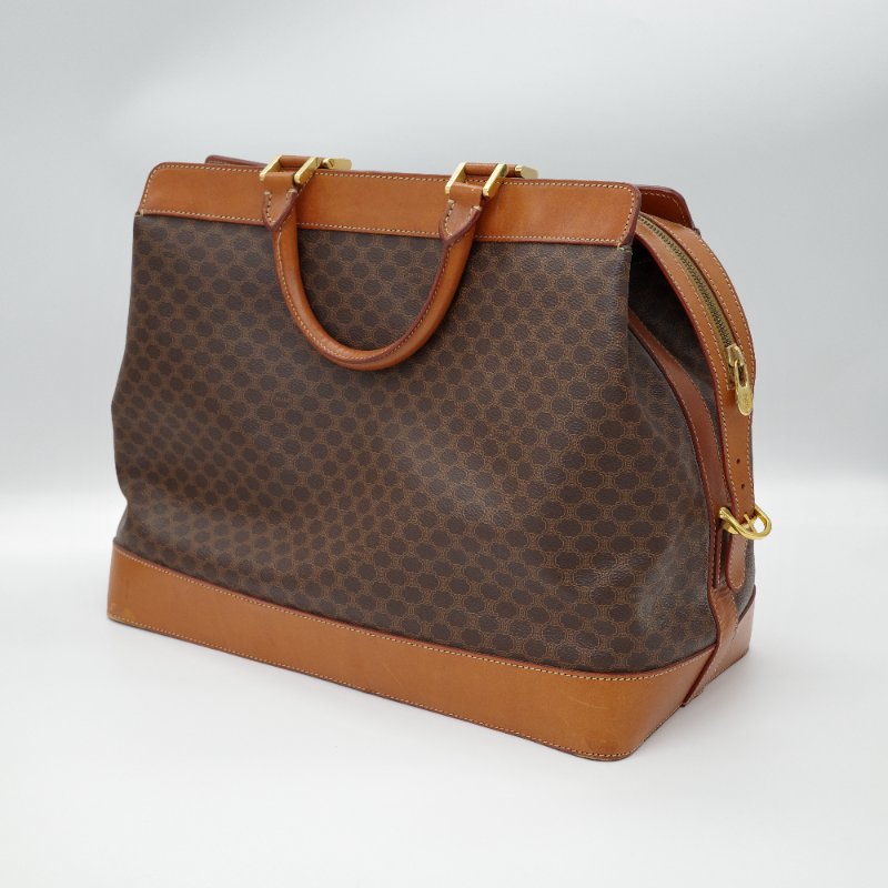 CELINE 思琳 老花波士頓旅行行李袋-1