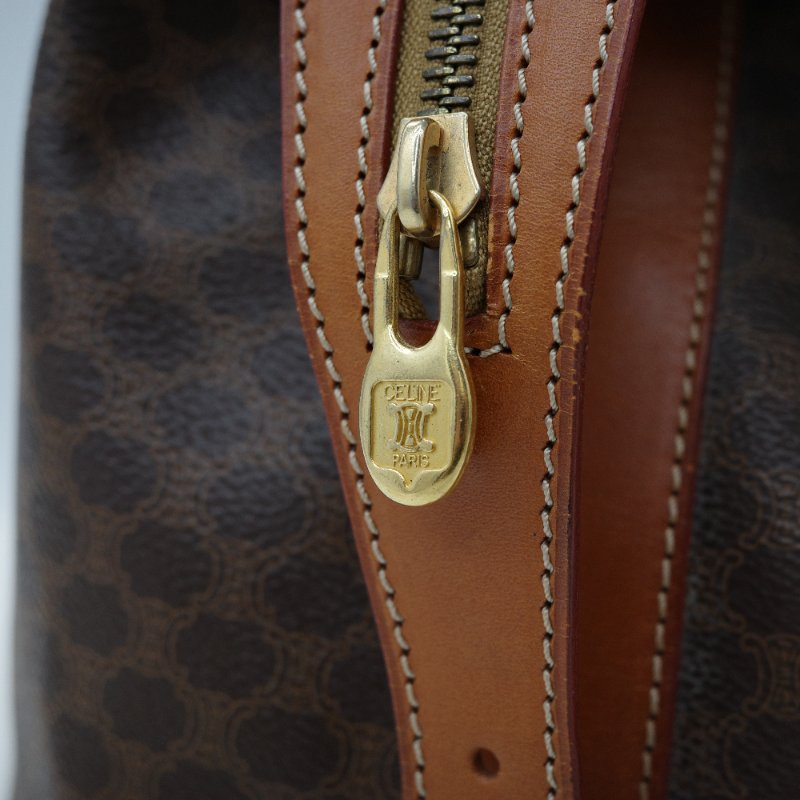 CELINE 思琳 老花波士頓旅行行李袋-9
