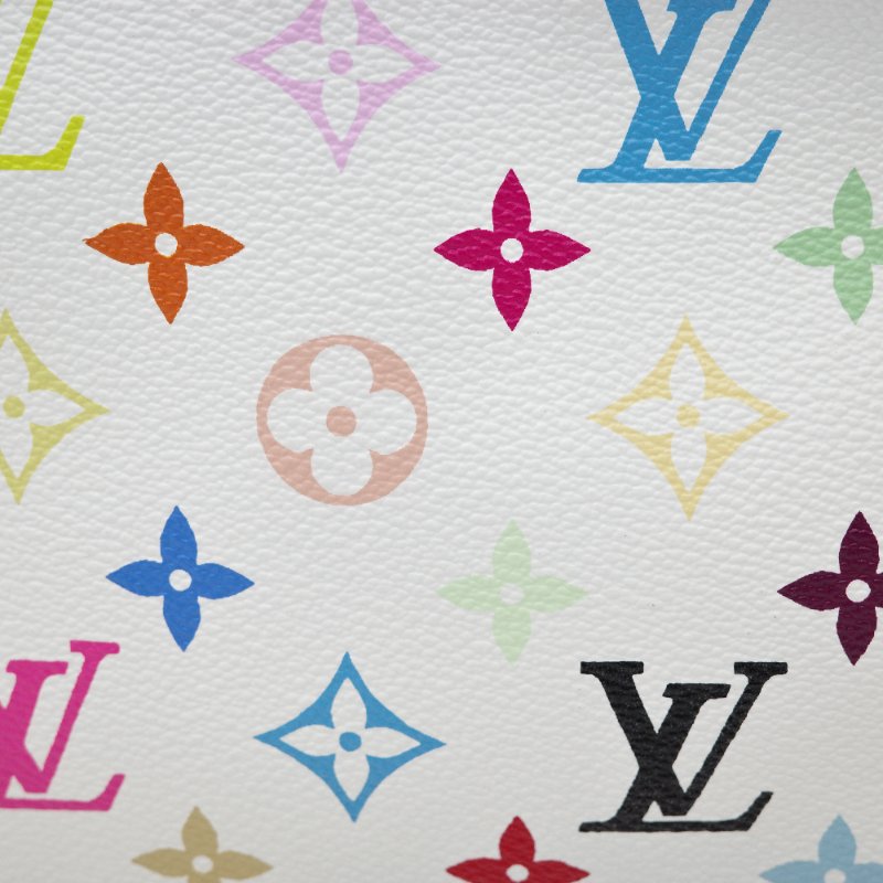 絕美【收藏品級別♥️保存品】Louis Vuitton 路易威登 x 村上隆 Speedy 30  白三彩 PVC 帆布 手提包 波士頓包｜專櫃13萬-7