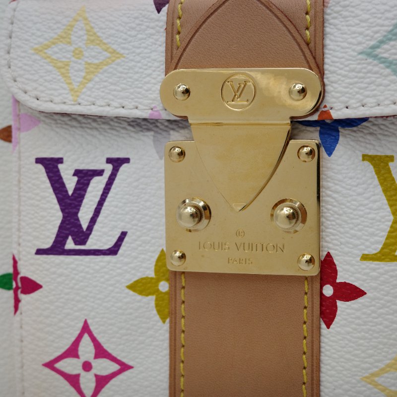 絕美【收藏品級別♥️保存品】Louis Vuitton 路易威登 x 村上隆 Speedy 30  白三彩 PVC 帆布 手提包 波士頓包｜專櫃13萬-13