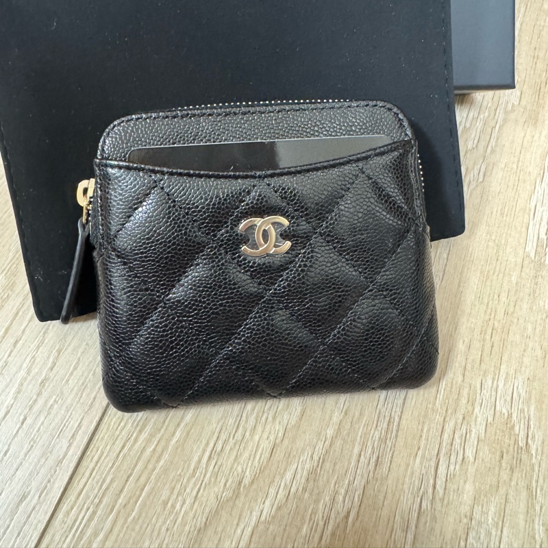 全新Chanel 吐司零錢包 卡夾包 拉鍊零錢包 尚未撕膜-2