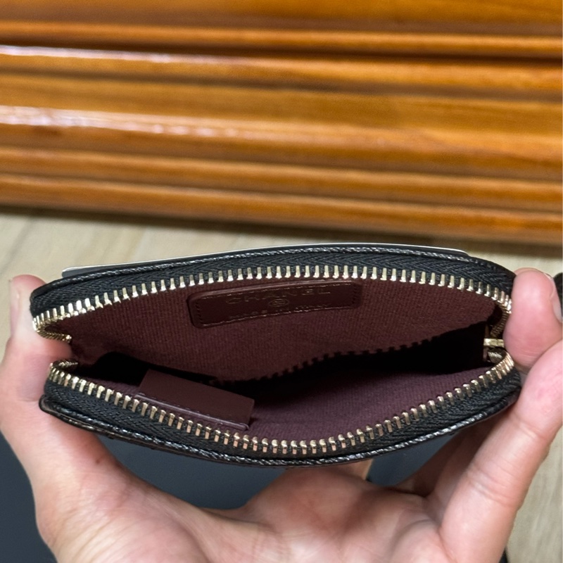 全新Chanel 吐司零錢包 卡夾包 拉鍊零錢包 尚未撕膜-4
