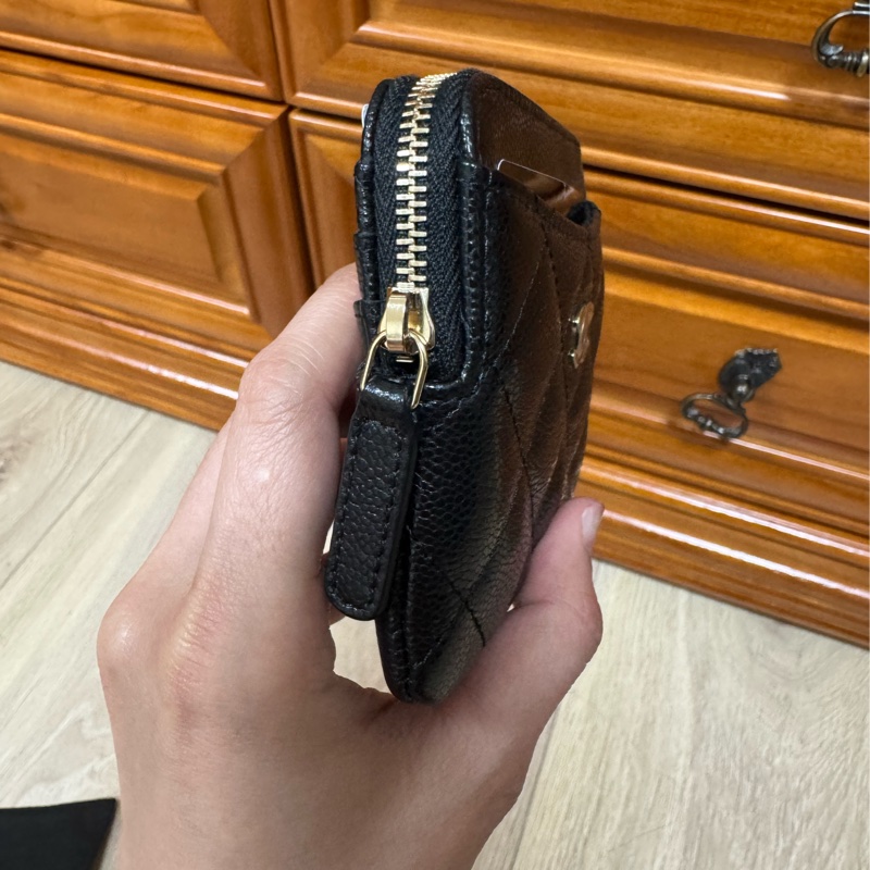 全新Chanel 吐司零錢包 卡夾包 拉鍊零錢包 尚未撕膜-5