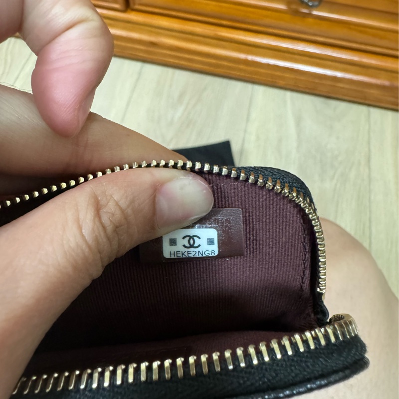 全新Chanel 吐司零錢包 卡夾包 拉鍊零錢包 尚未撕膜-8