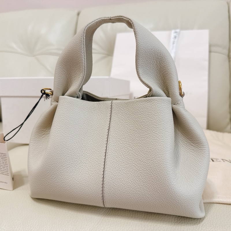 全新 法國輕奢 粉筆白polene number nine mini 可側背可手提-2