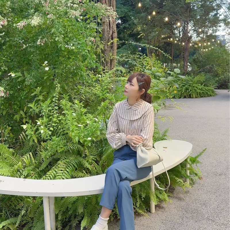 全新 法國輕奢 粉筆白polene number nine mini 可側背可手提-13