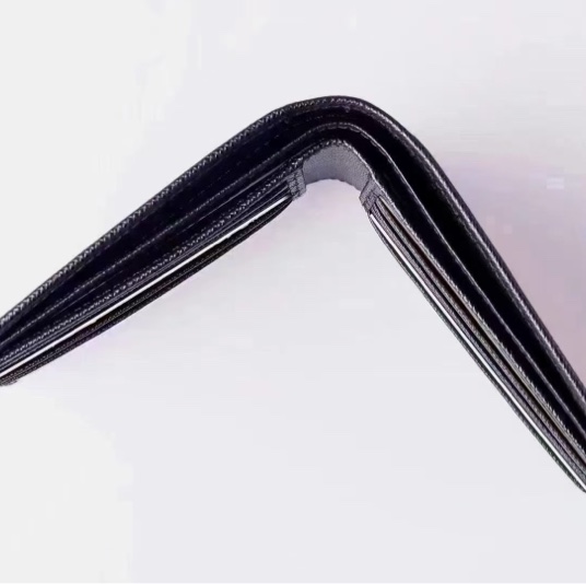 99新 PRADA普拉達 短款對折錢包-14