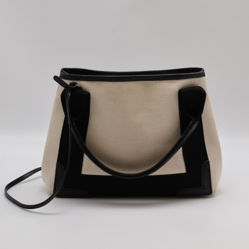 Balenciaga Navy cabas帆布托特-1