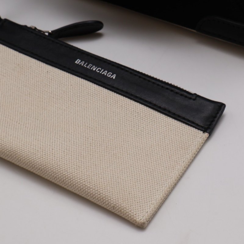 Balenciaga Navy cabas帆布托特-4