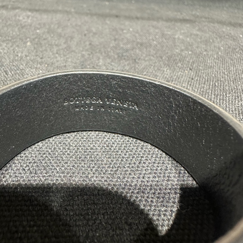 BottegaVeneta真皮手链 黑色-4