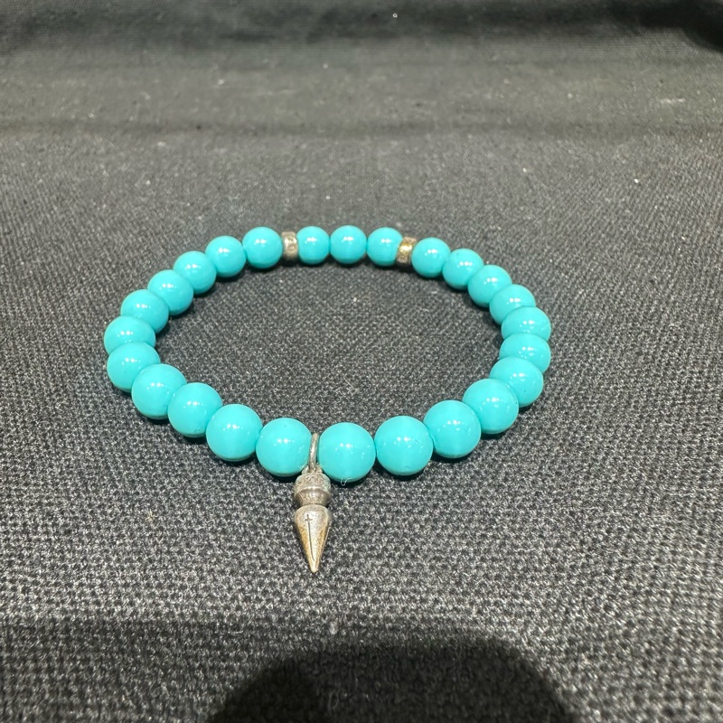 Chrome Hearts克罗心四银珠子弹手串 珠子6mm大号L-0