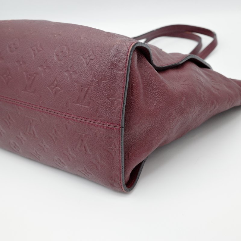 Louis Vuitton 路易威登 Lumineuse PM 莓果紫紅色 牛皮壓印 手提包 肩背包 斜挎包-8