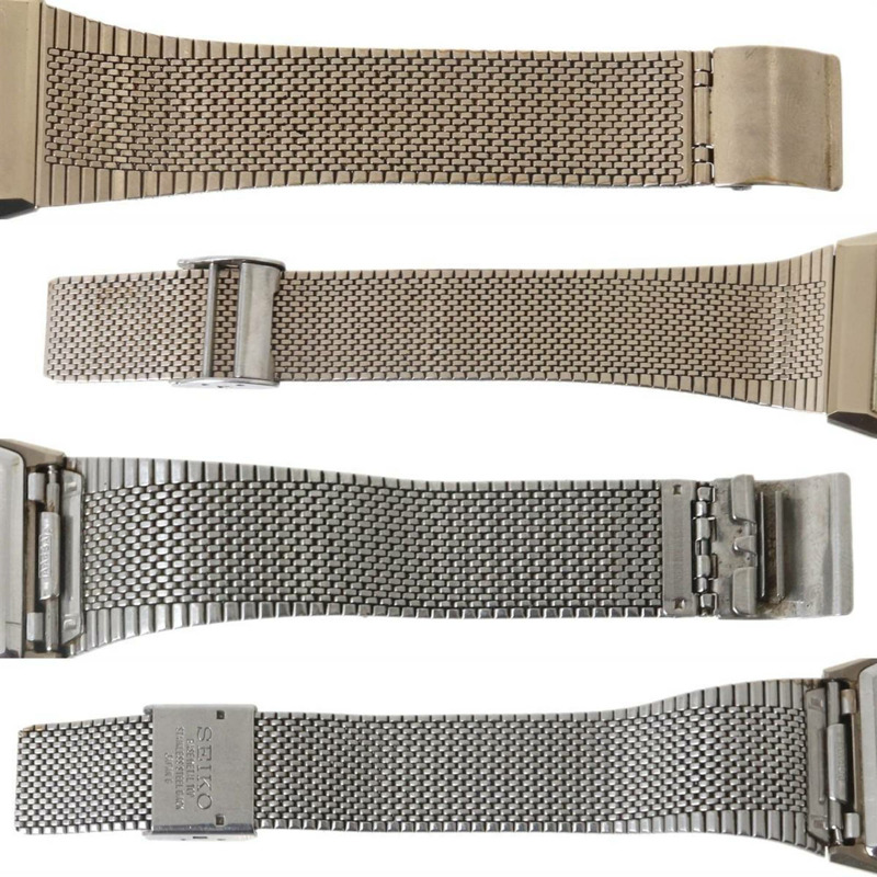 精工 Dolce 男士石英方形腕錶，金色，型號 9521-5110，錶帶可調節，最大腕圍約 21 厘米-5