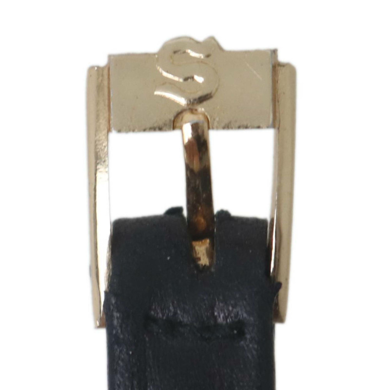 精工 Merit 女士手動上鍊 DiaShock 17 鑽腕錶，金色和黑色錶盤，型號 5257，適合手腕週長 14 厘米至 17.5 厘米。-7