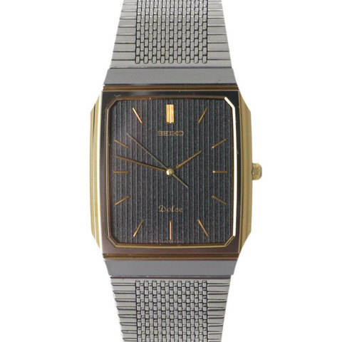 精工 Dolce 男士石英錶，銀/金/黑錶盤，9531-5610，適合手腕尺寸 9.5-20.5 厘米