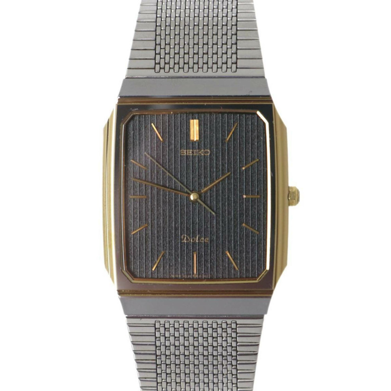 精工 Dolce 男士石英錶，銀/金/黑錶盤，9531-5610，適合手腕尺寸 9.5-20.5 厘米-0