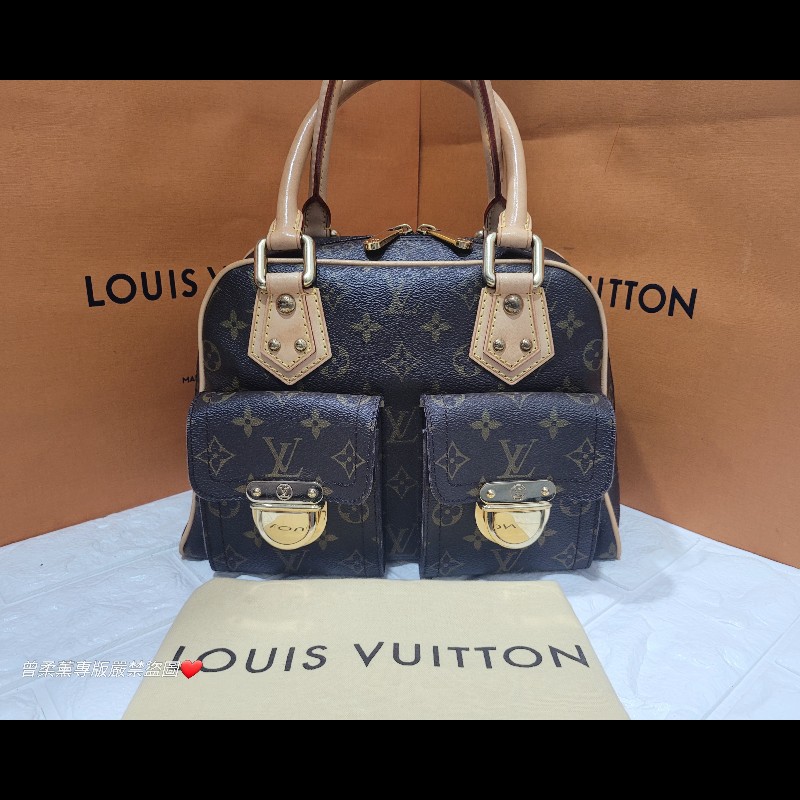 💜 Louis Vuitton LV 經典曼哈頓包小款-0