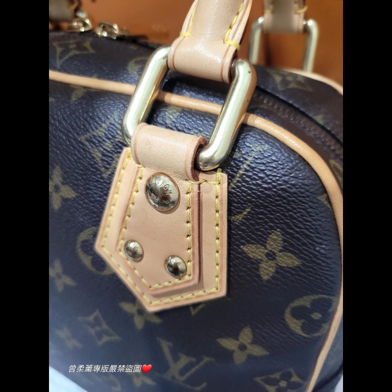 💜 Louis Vuitton LV 經典曼哈頓包小款-22