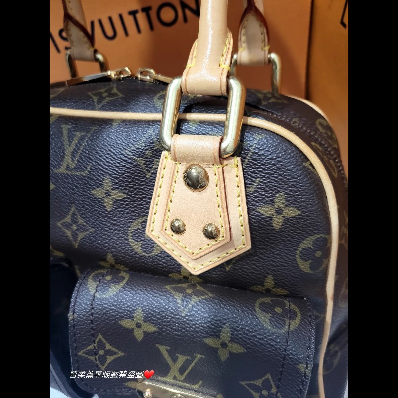 💜 Louis Vuitton LV 經典曼哈頓包小款-24