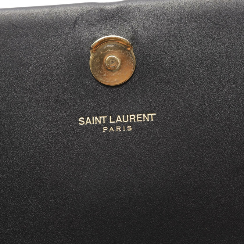 SAINT LAURENT PARIS Kate 流蘇鏈單肩斜背包 452159 皮革 BK-4