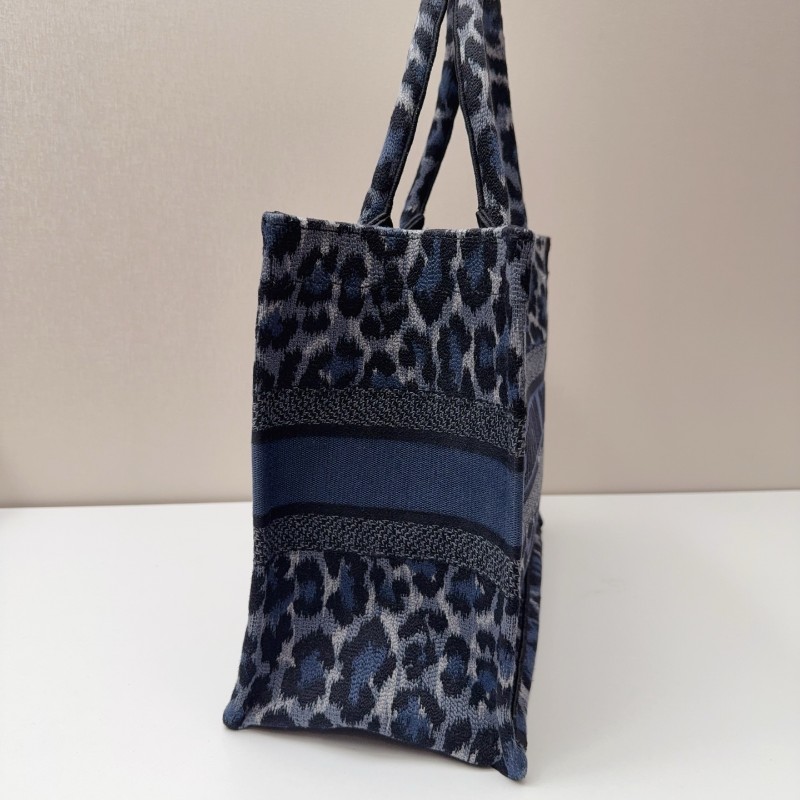 Dior 豹紋Booktote托特包 中號手提包 tote-2
