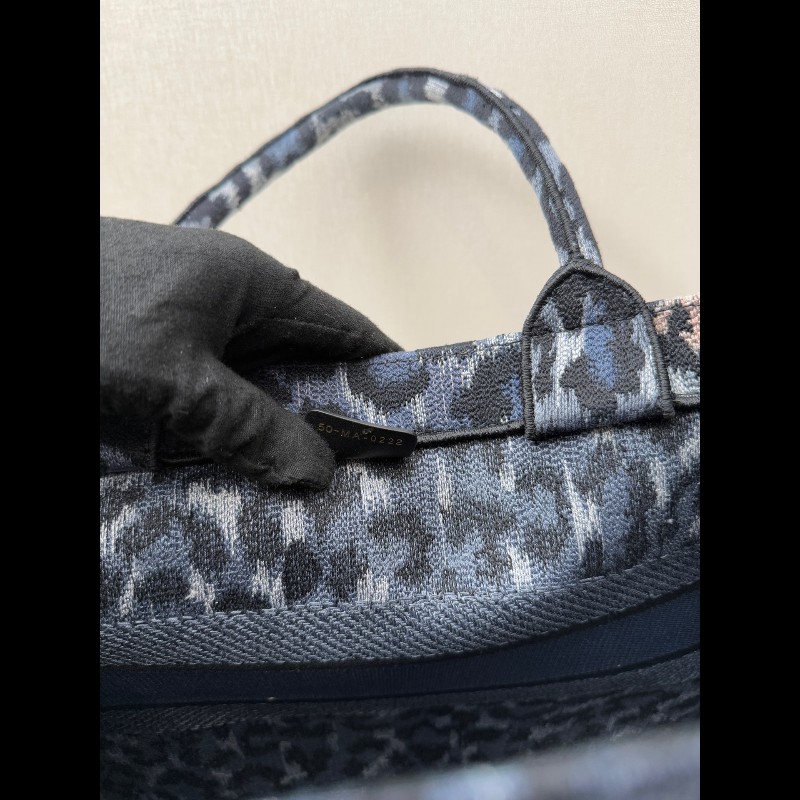Dior 豹紋Booktote托特包 中號手提包 tote-8
