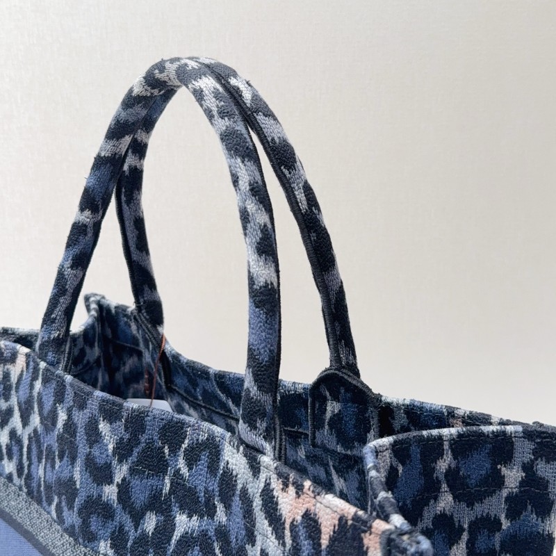 Dior 豹紋Booktote托特包 中號手提包 tote-9