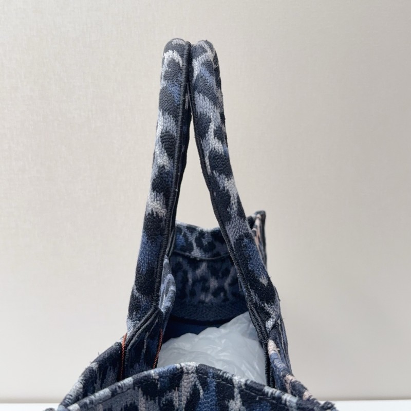 Dior 豹紋Booktote托特包 中號手提包 tote-10