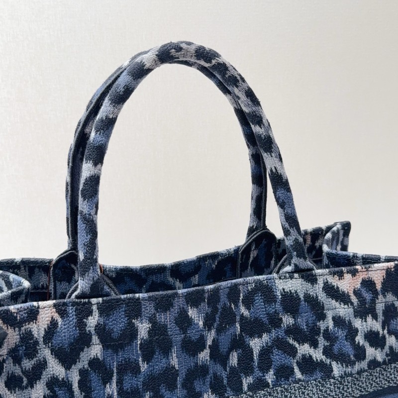 Dior 豹紋Booktote托特包 中號手提包 tote-11