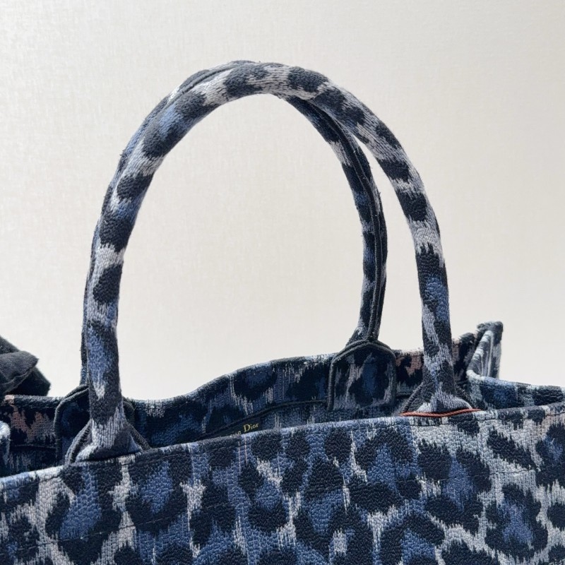 Dior 豹紋Booktote托特包 中號手提包 tote-12