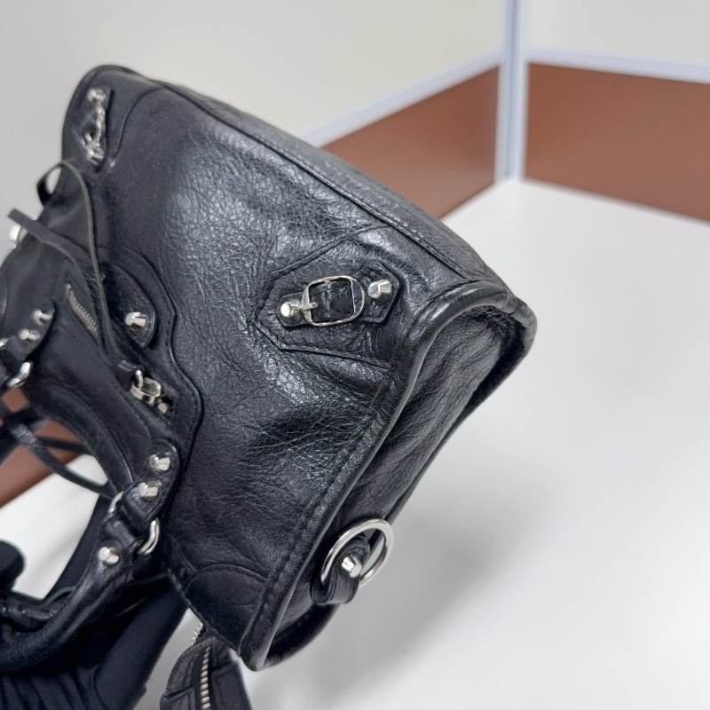 Balenciaga Supermini city機車包 nano稀少款-14