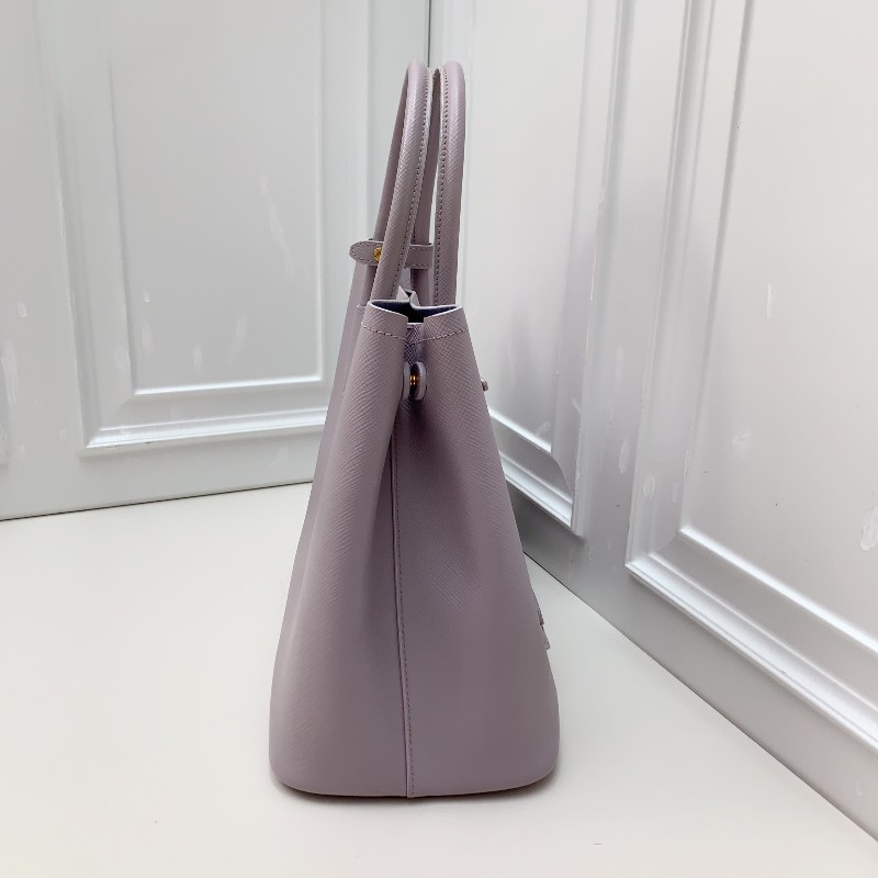 PRADA Double香芋紫手提包-3