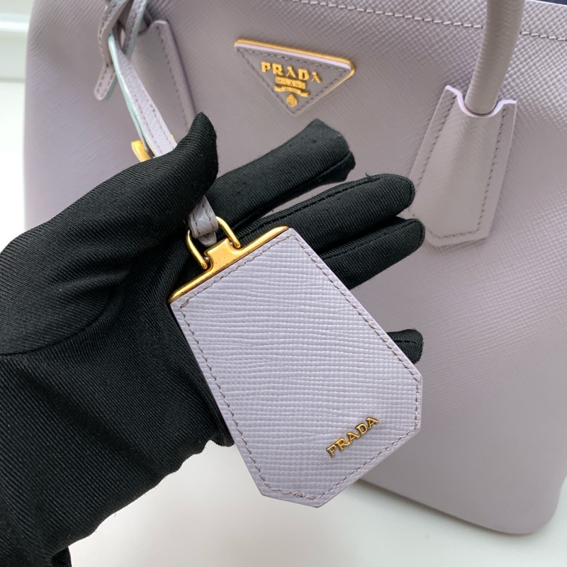 PRADA Double香芋紫手提包-8