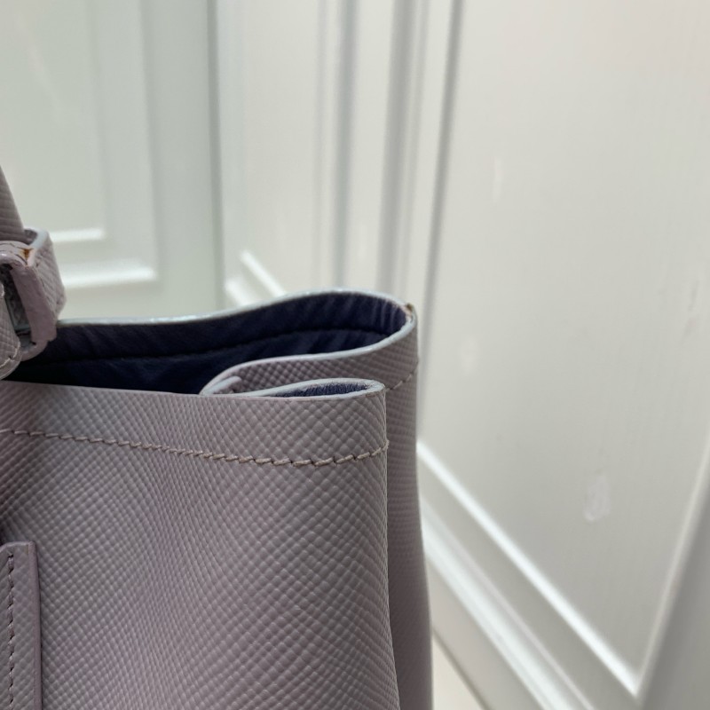 PRADA Double香芋紫手提包-10