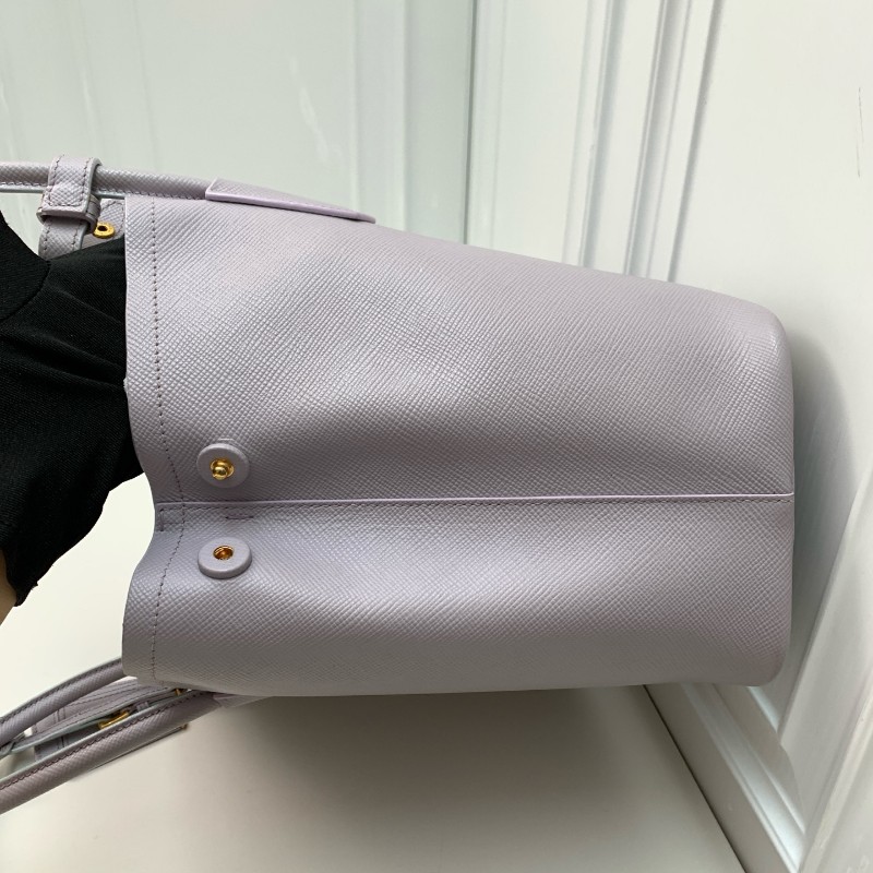 PRADA Double香芋紫手提包-13