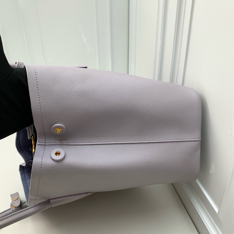 PRADA Double香芋紫手提包-15