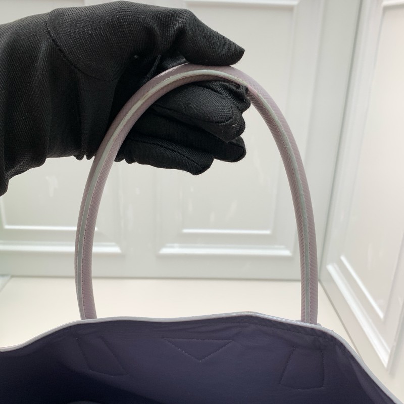 PRADA Double香芋紫手提包-19