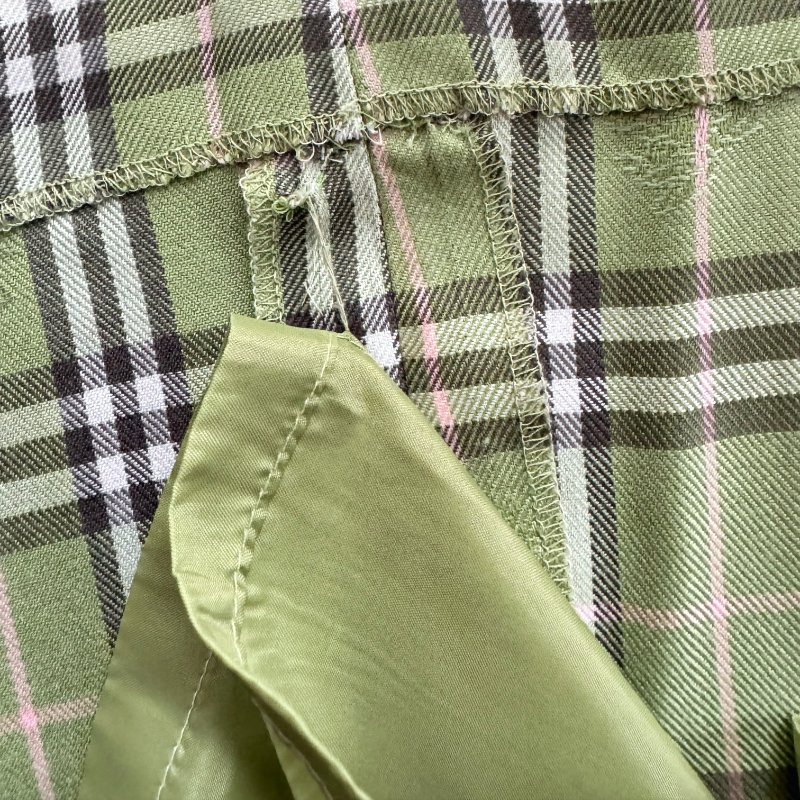 Burberry Blue Label 蘋果綠中長裙｜二手狀況優良-7