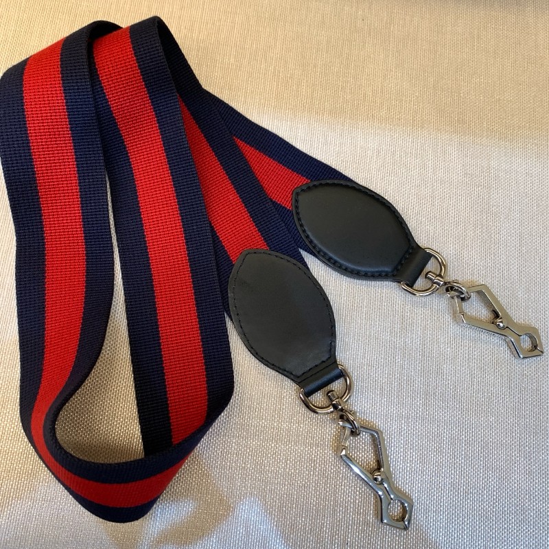 GUCCI GG黑灰色相機包 斜背包-5