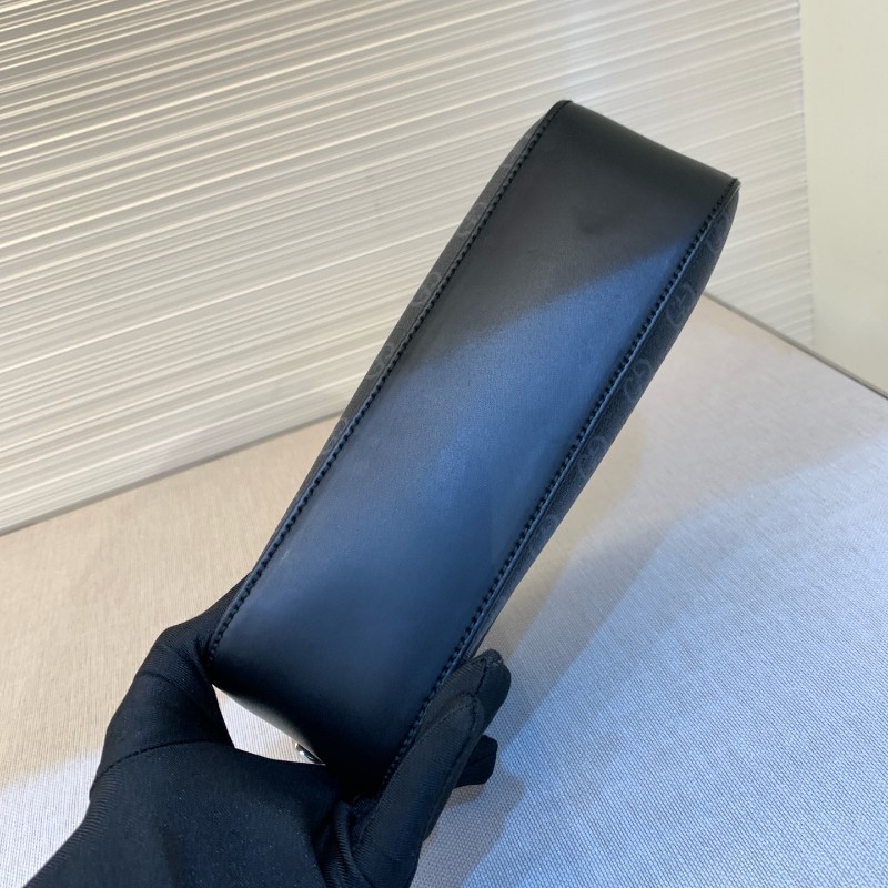 GUCCI GG黑灰色相機包 斜背包-10