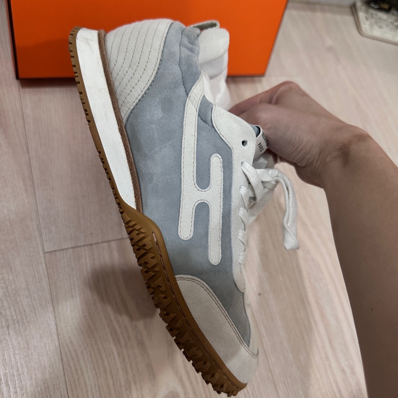 Hermes Jet德訓鞋✨38號稀有色寶寶藍✨不易撞款-5