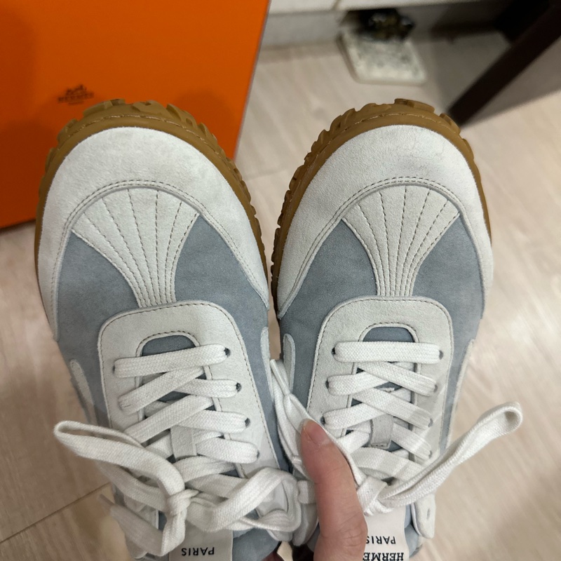 Hermes Jet德訓鞋✨38號稀有色寶寶藍✨不易撞款-9