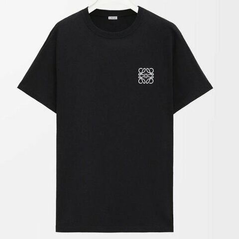 【全新品♥️盒子吊牌在】Loewe 羅威 Anagram 黑色棉質 經典 Logo T-shirt 短袖上衣