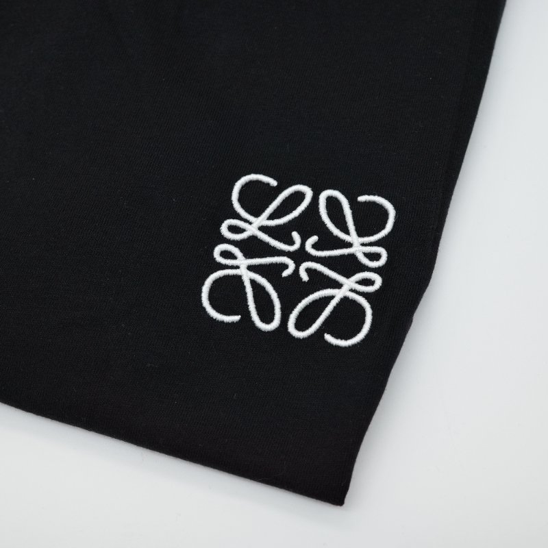 【全新品♥️盒子吊牌在】Loewe 羅威 Anagram 黑色棉質 經典 Logo T-shirt 短袖上衣-3