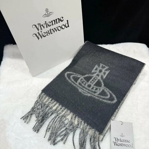 Vivienne Westwood Scarf In Black/Grey