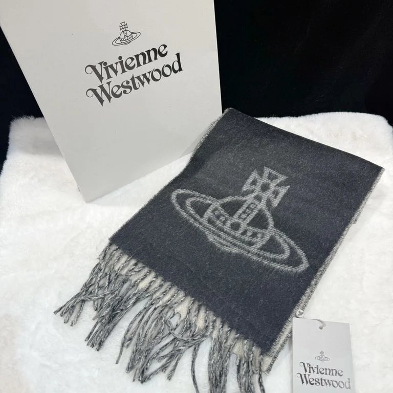 Vivienne Westwood Scarf In Black/Grey-0