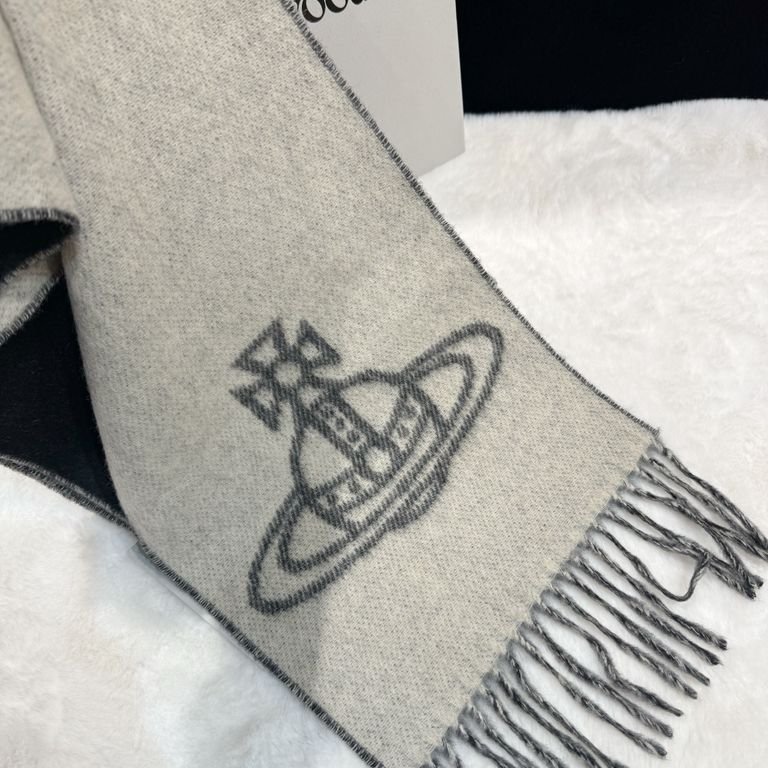 Vivienne Westwood Scarf In Black/Grey-1