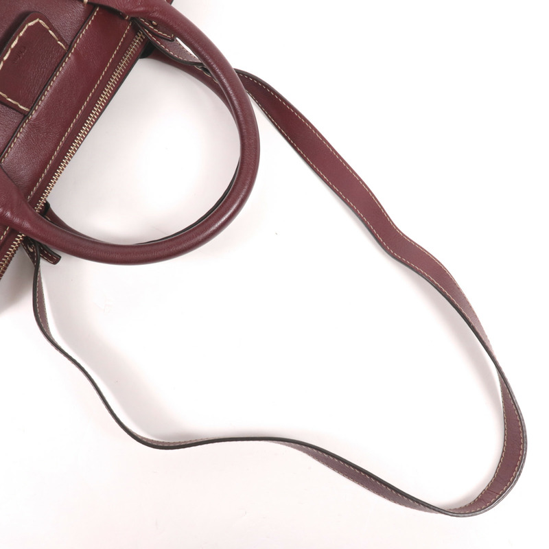 Chloe 牛皮皮革Edith Handle Bag金扣肩背袋-4